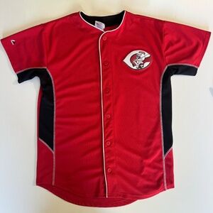 Jay Bruce Cincinnati Reds #32 Majestic Baseball Jersey XL Button up Mr. Redlegs